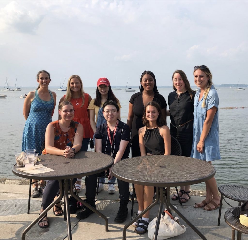 Gathering at Memorial Union Terrace on July 2021.