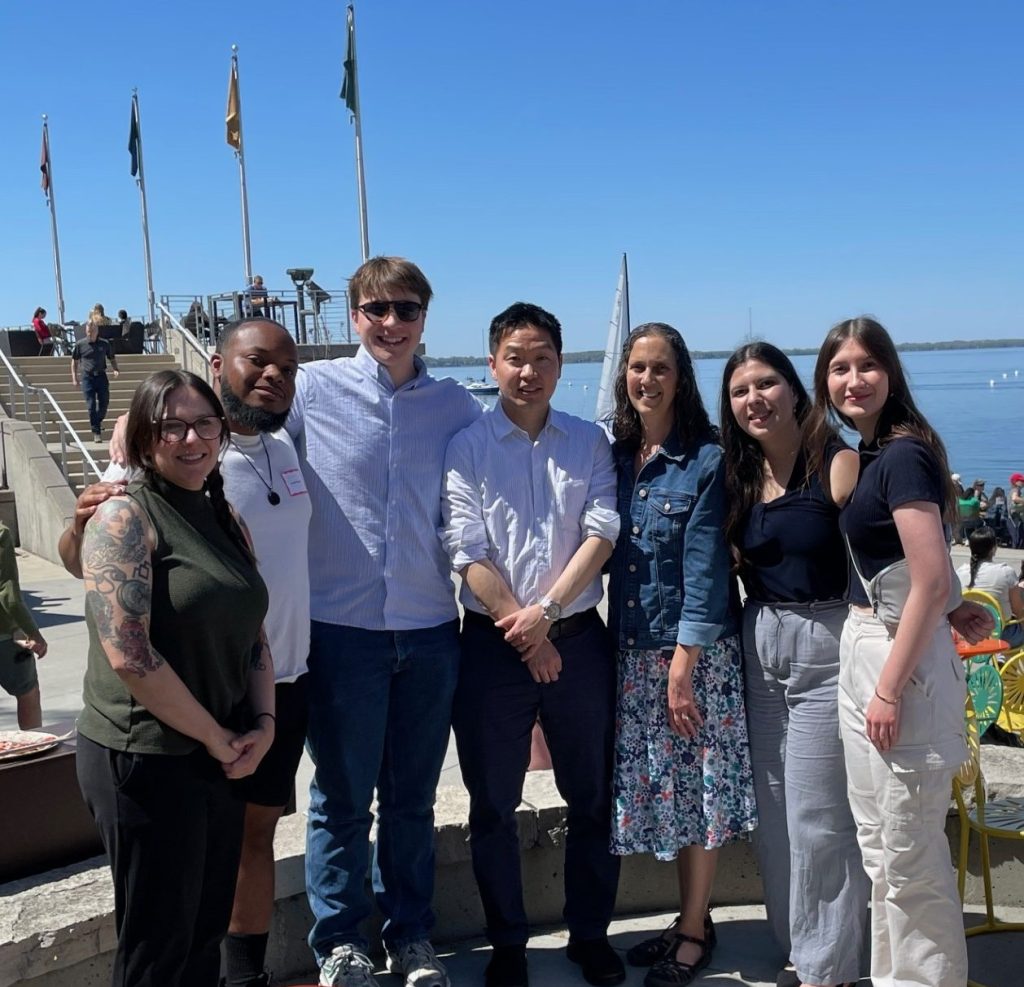Engelman Lab photo at 2025 graduation
